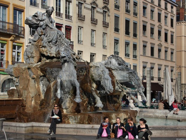 La fontaine Bartholdi, Place des Terreaux