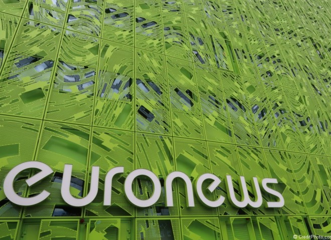 Euronews, le cube vert de La Confluence