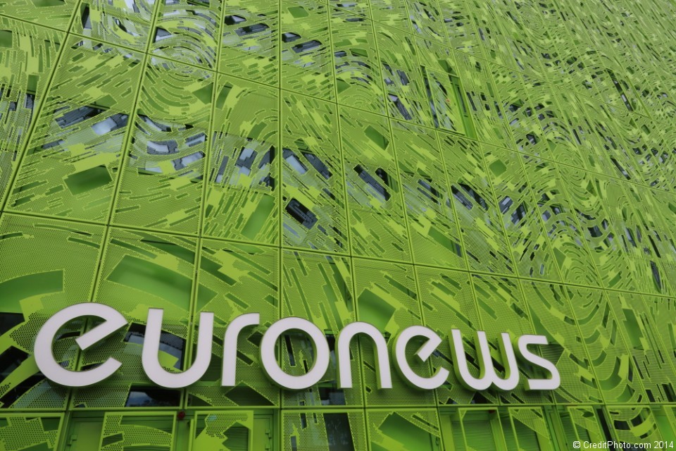 Euronews, le cube vert de La Confluence