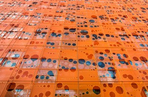 Photo cube orange Lyon